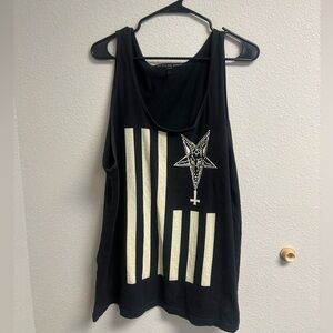 Actual Pain Pyramid Shirt Large Cotton Black Casual Y2K Casual Street Grunge